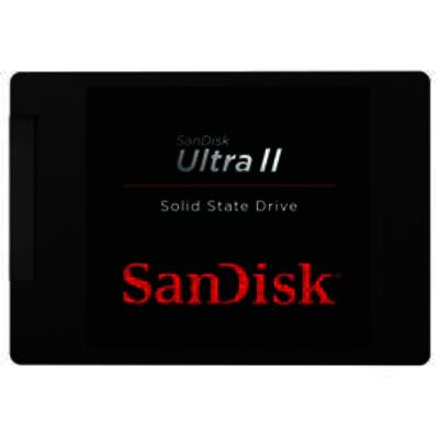 Sandisk 480GB Ultra II SATA 6GB/s 2.5 Solid State Drive Sandisk 480GB Ultra II SATA 6GB/s 2.5 Solid State Drive